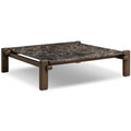 Marcia Square Table basse, Marron eu8656587