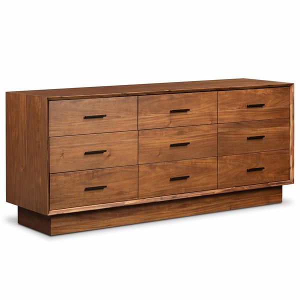 Lilas 9 Drawer Commode, Saddle Tan ih1815849