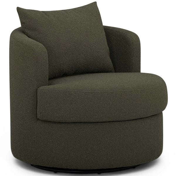 Silvi Swivel Chaise, Kale Vert