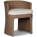 Thora Outdoor Dining Chaise, Vada Creme