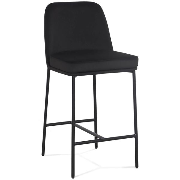 Sydney Tabouret de comptoir, Noir, Lot de 2 er7717489